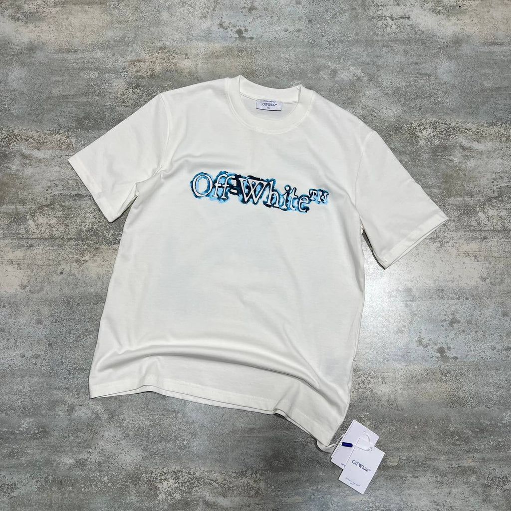 Off-White Cloudy Arrow Skate T-Shirt in 2 Colors UK Reps AAA Quality