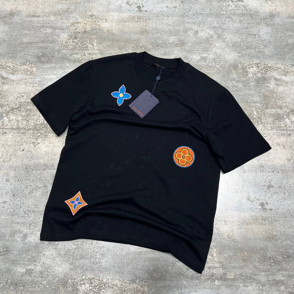 Louis Vuitton Multi-Color Monogram T-Shirt Mens in 2 Colors UK Reps AAA Quality
