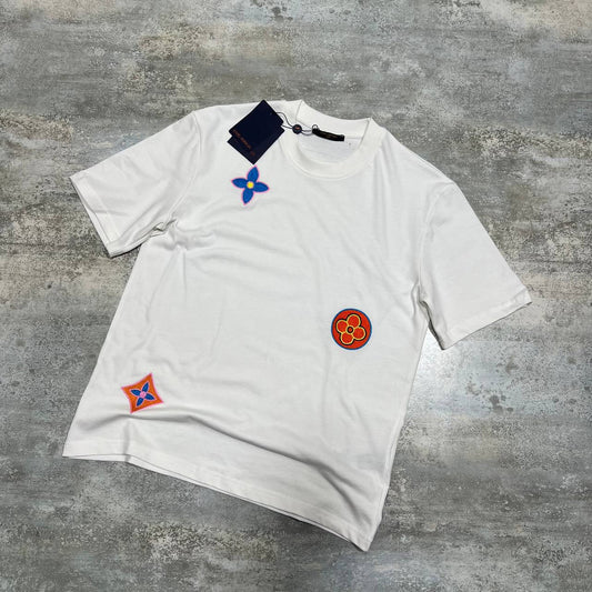 Louis Vuitton Multi-Color Monogram T-Shirt Mens in 2 Colors UK Reps AAA Quality