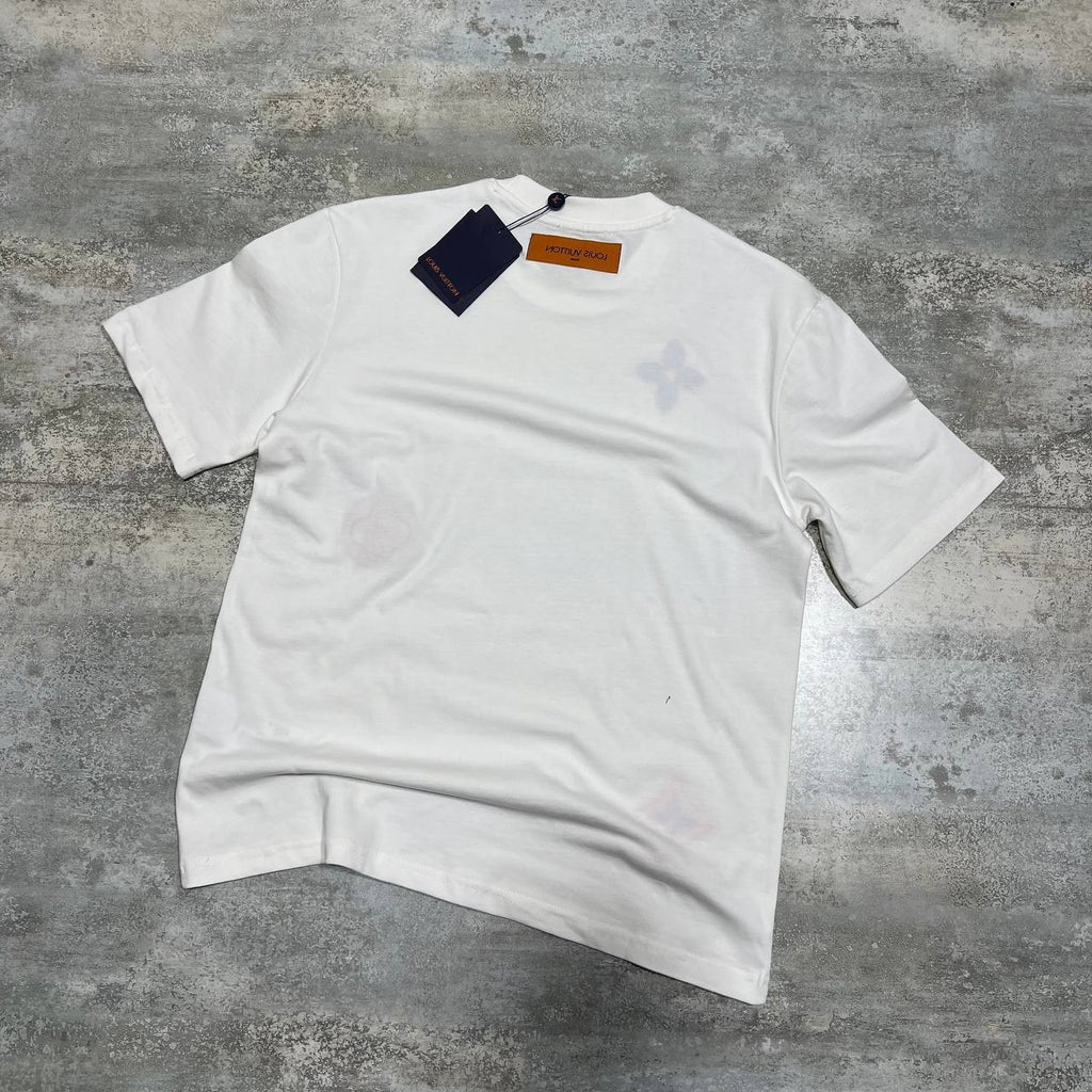 Louis Vuitton Multi-Color Monogram T-Shirt Mens in 2 Colors UK Reps AAA Quality