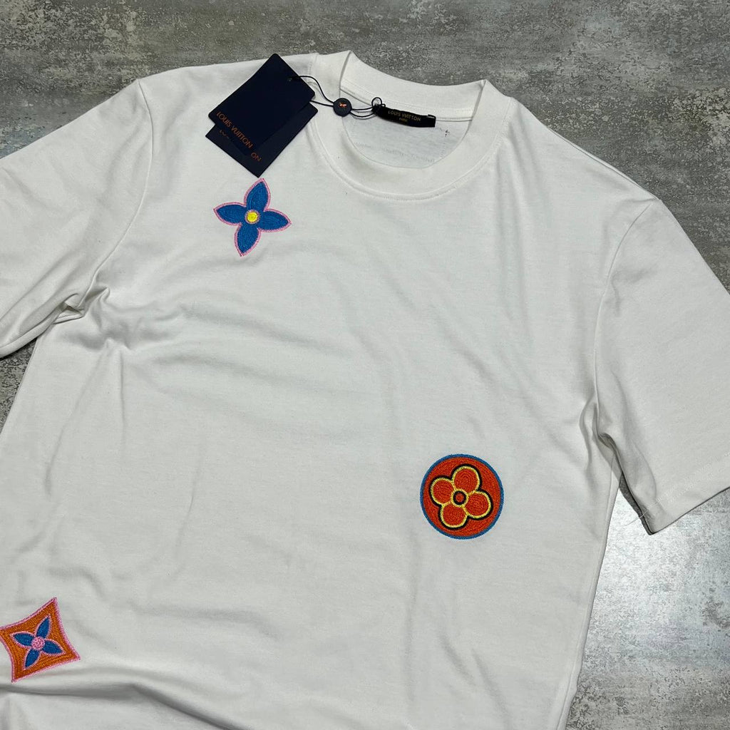 Louis Vuitton Multi-Color Monogram T-Shirt Mens in 2 Colors UK Reps AAA Quality