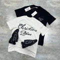 Dior 1947 Script Embroidery Relaxed-Fit T-Shirt in 2 Colors UK Reps AAA Quality