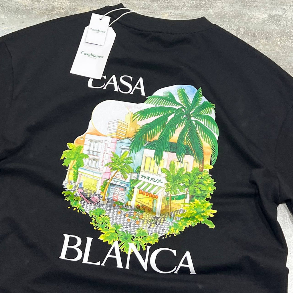 Casablanca Tropical Arch Men's T-Shirt in 2 Colors UK Reps AAA Quality