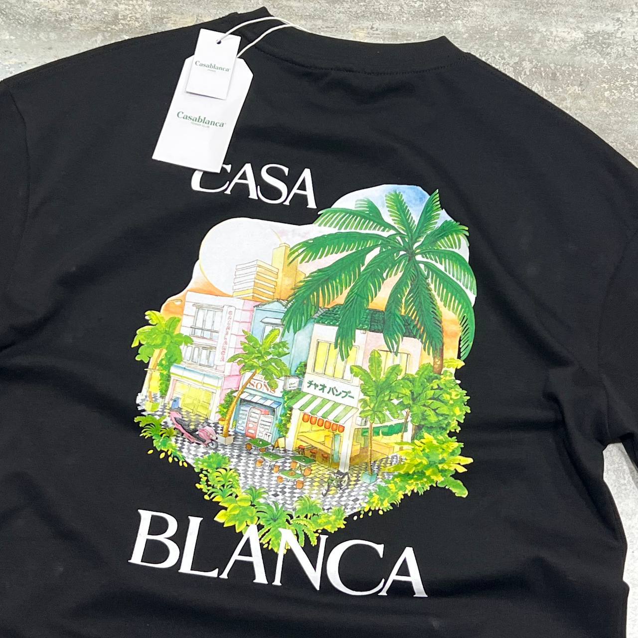 Casablanca Tropical Arch Men's T-Shirt in 2 Colors UK Reps AAA Quality