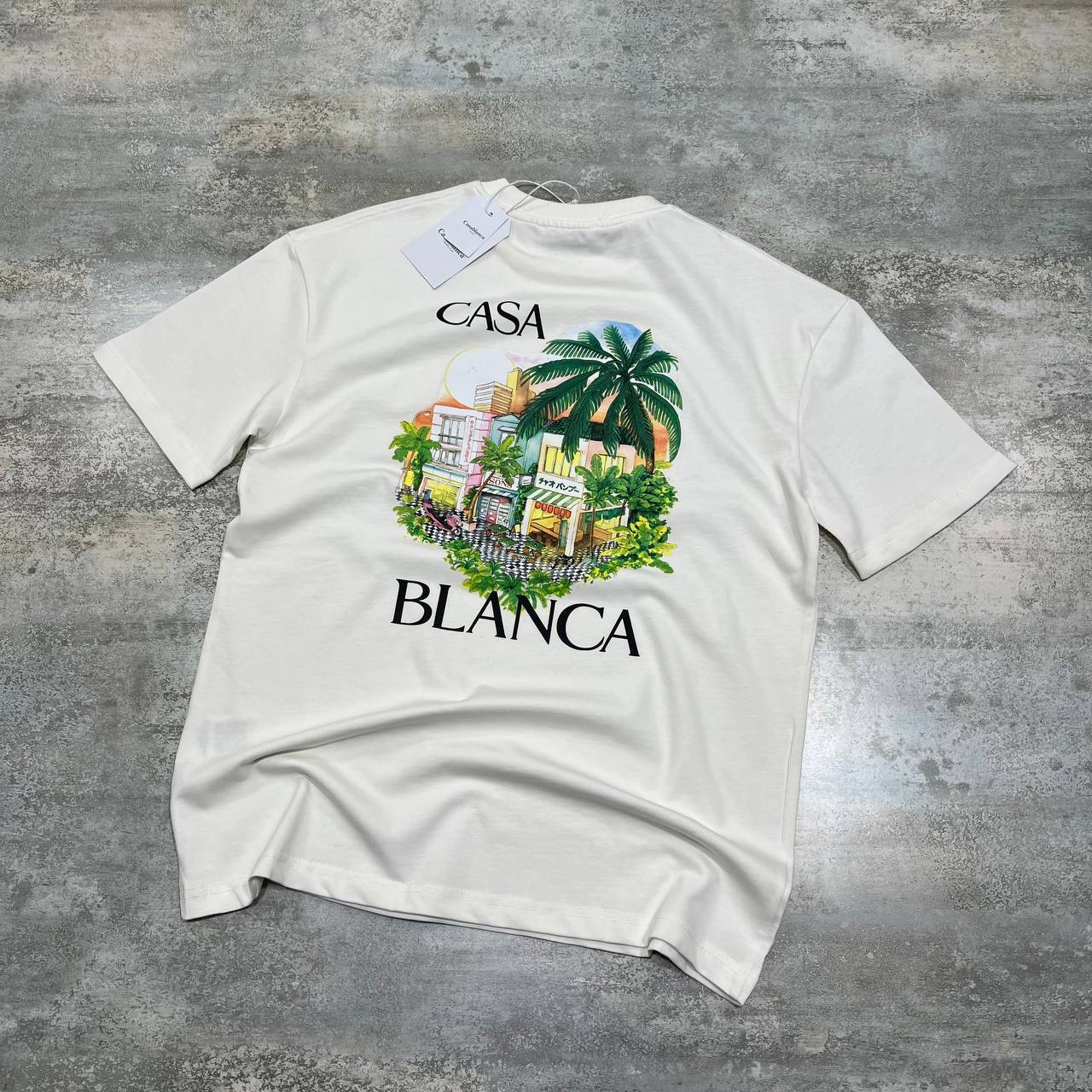 Casablanca Tropical Arch Men's T-Shirt in 2 Colors UK Reps AAA Quality