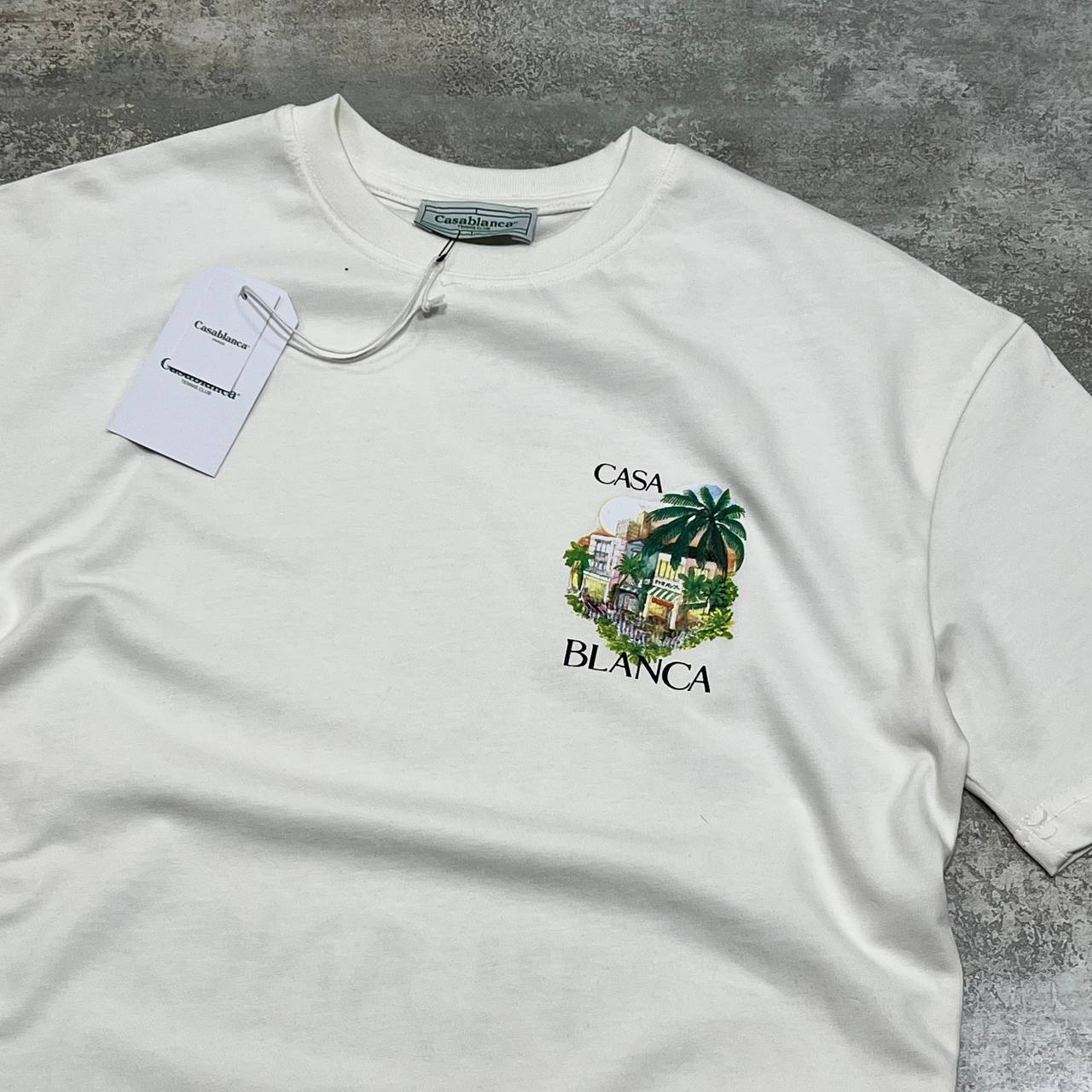 Casablanca Tropical Arch Men's T-Shirt in 2 Colors UK Reps AAA Quality