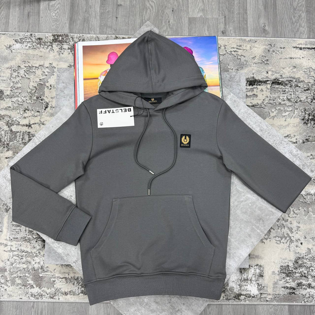 Belstaff Logo-Patched Hoodie Mens in Multiple Colors Best Sale UK Reps AAA Quality