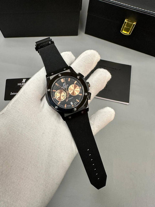 Hublot Classic Fusion Chronograph Black Dial Mens Watches UK Reps AAA Quality