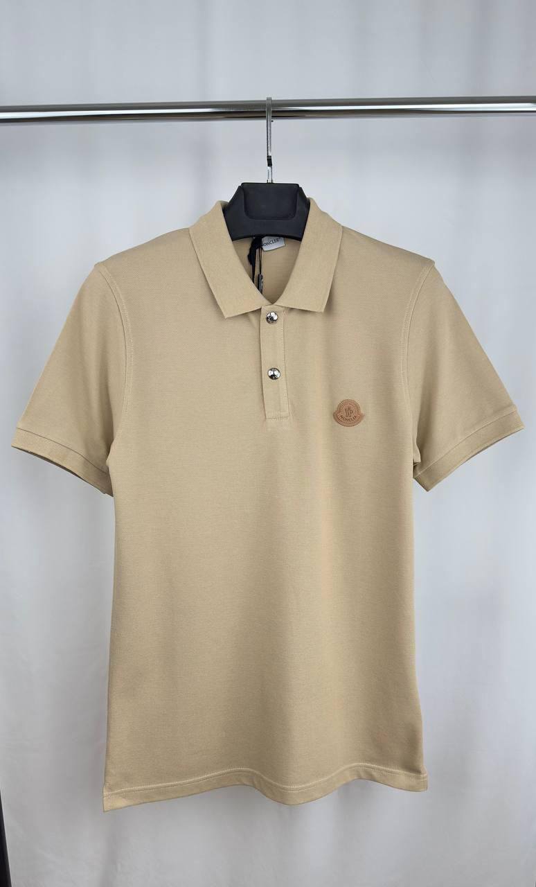 Moncler Logo Patch Cotton Piquet Polo Shirt in Multiple Colors UK Reps AAA Quality