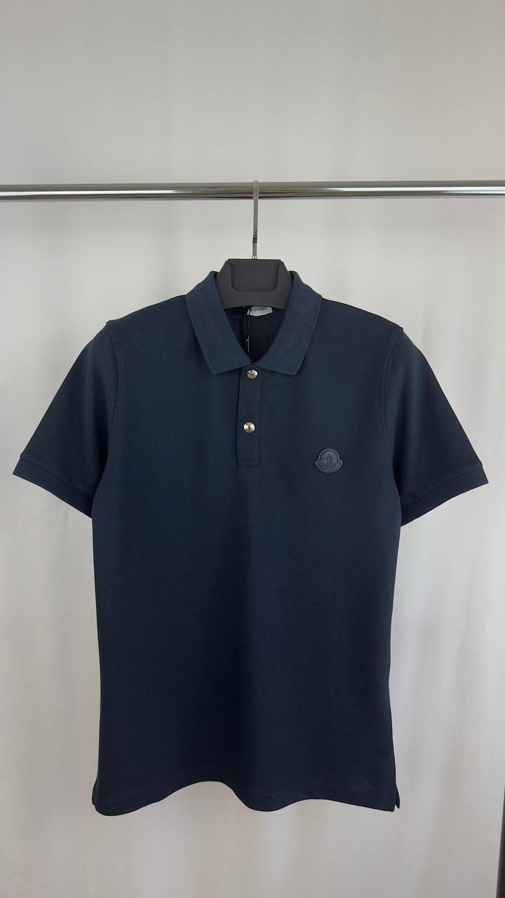 Moncler Logo Patch Cotton Piquet Polo Shirt in Multiple Colors UK Reps AAA Quality