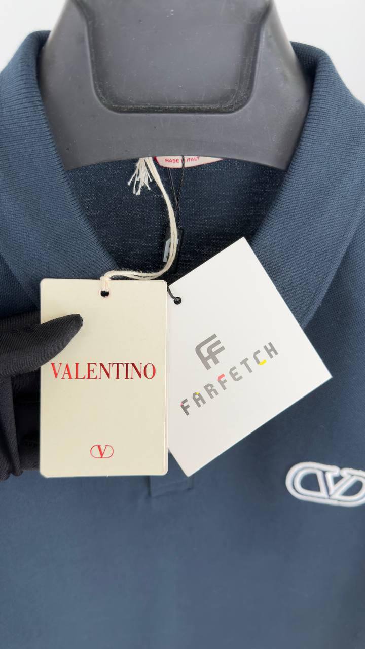 Valentino Garavani VLogo Signature Polo Shirts in Multiple Colors UK Reps AAA Quality