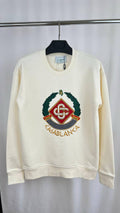 Casablanca Casa Crest-Embroidered Jumpers in Multiple Colors Mens UK Reps AAA Quality