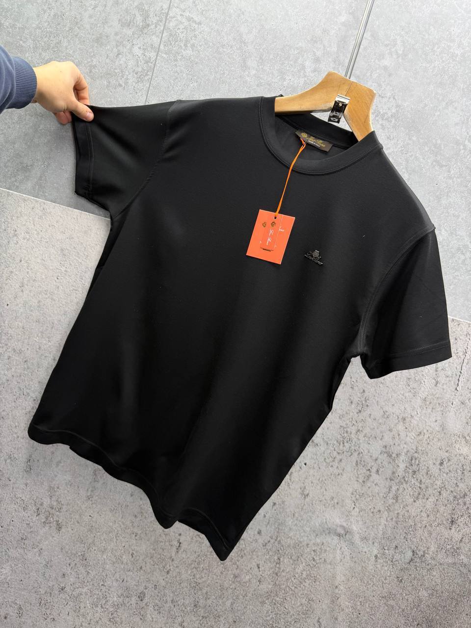 Loro Piana Logo-Embroidered T-shirts Mens in Multiple Colors UK Reps AAA Quality
