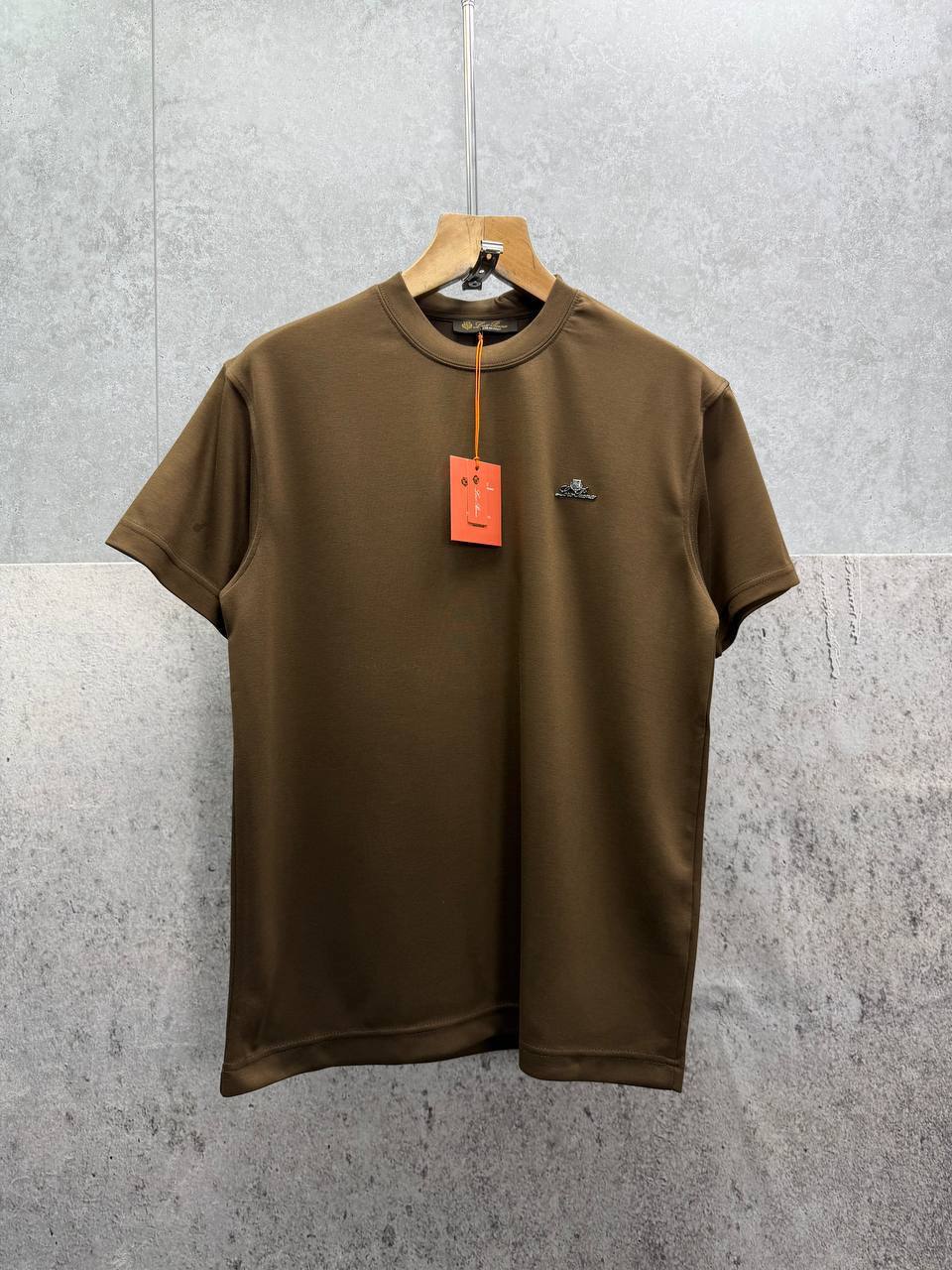 Loro Piana Logo-Embroidered T-shirts Mens in Multiple Colors UK Reps AAA Quality