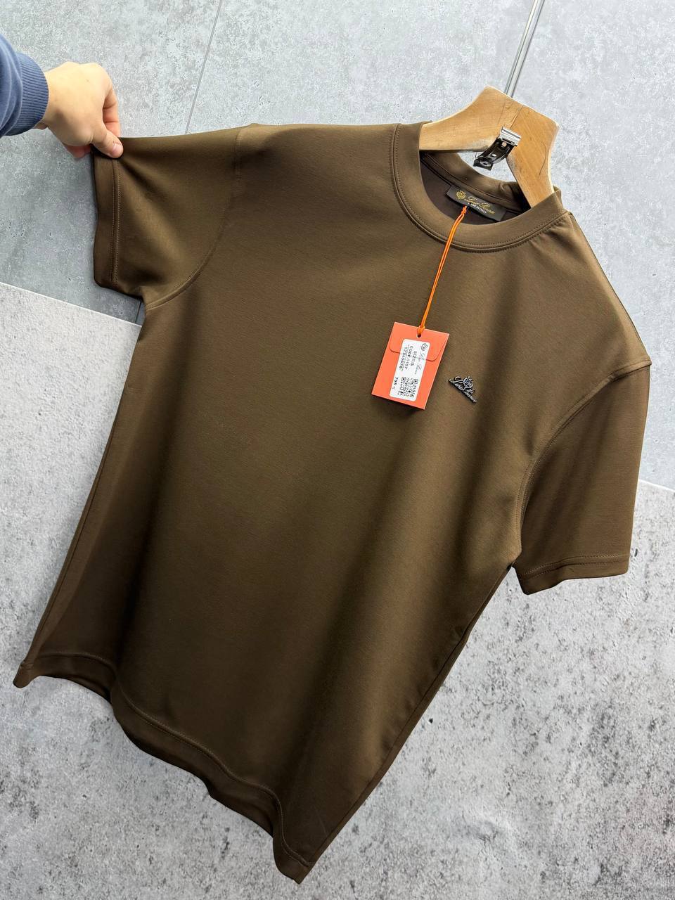 Loro Piana Logo-Embroidered T-shirts Mens in Multiple Colors UK Reps AAA Quality