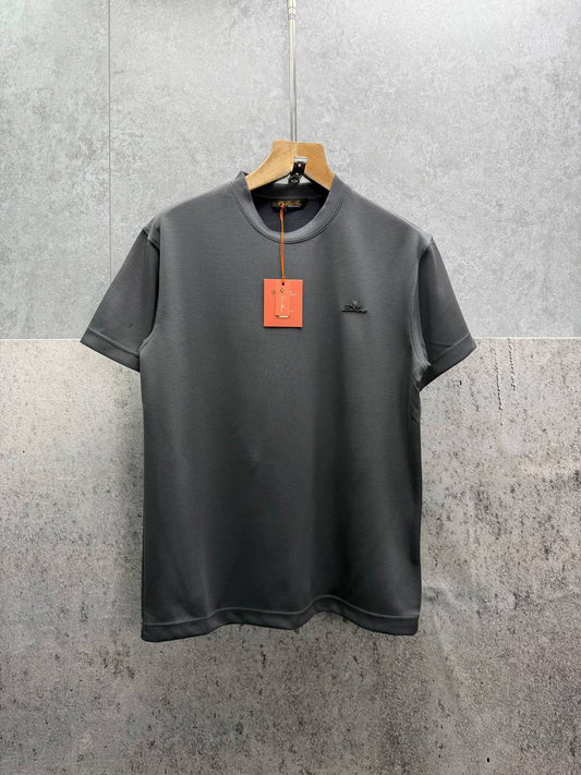 Loro Piana Logo-Embroidered T-shirts Mens in Multiple Colors UK Reps AAA Quality