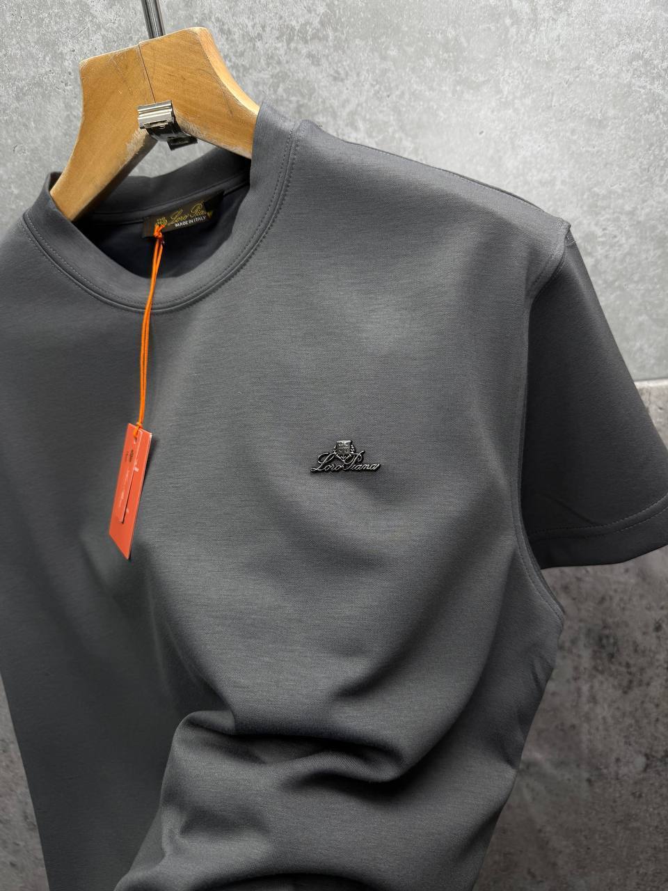 Loro Piana Logo-Embroidered T-shirts Mens in Multiple Colors UK Reps AAA Quality
