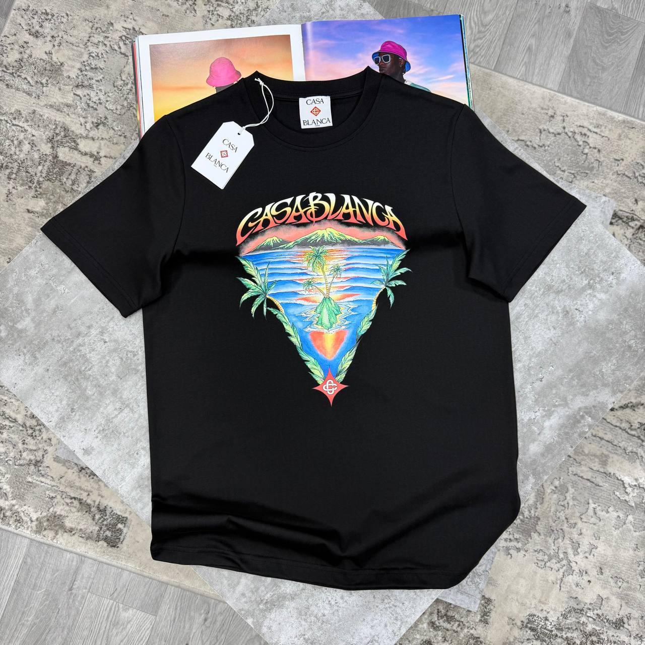 Casablanca Innocence Triangle T-shirts in 2 Colors UK Reps AAA Quality