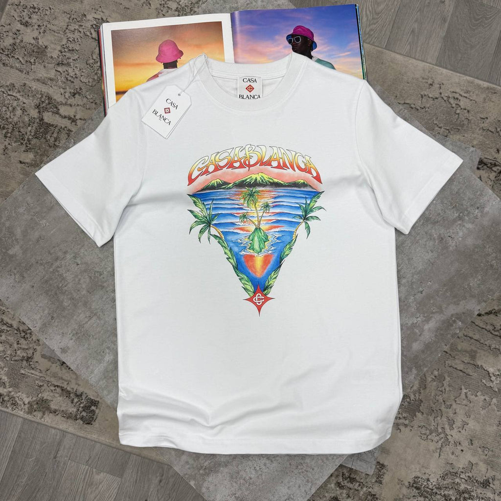 Casablanca Innocence Triangle T-shirts in 2 Colors UK Reps AAA Quality