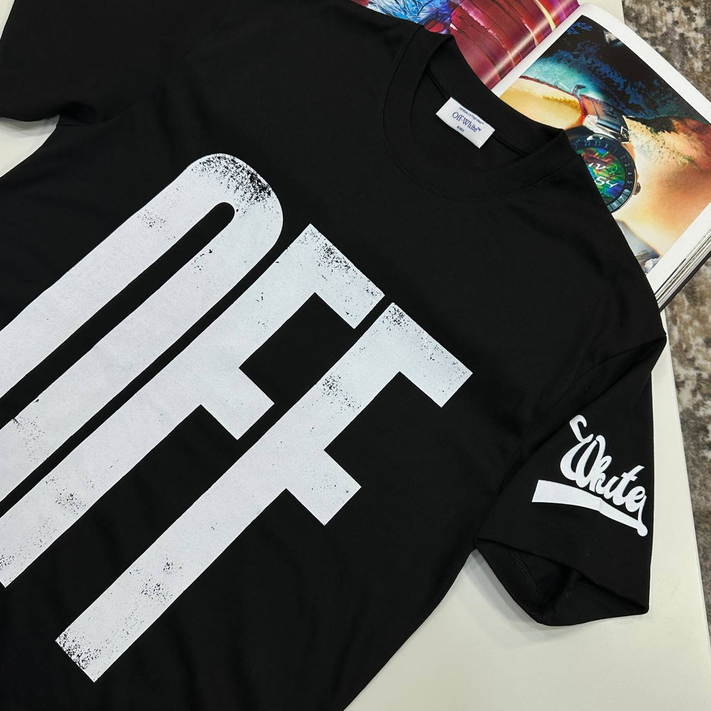 Off-White Big Off Diagonal T-Shirts in 2 Colors UK Reps AAA Quality