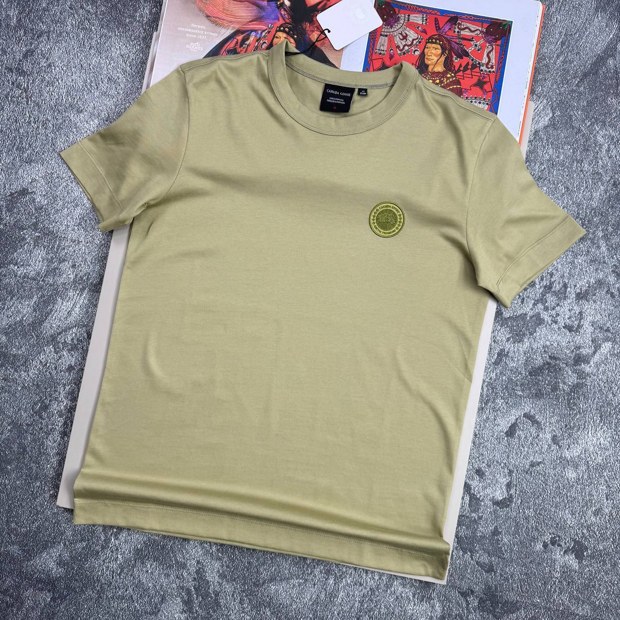 Canada Goose Gladstone Cotton T-Shirts Mens in Multiple Colors UK Reps AAA Quality
