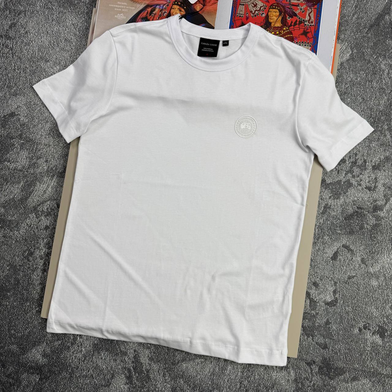 Canada Goose Gladstone Cotton T-Shirts Mens in Multiple Colors UK Reps AAA Quality