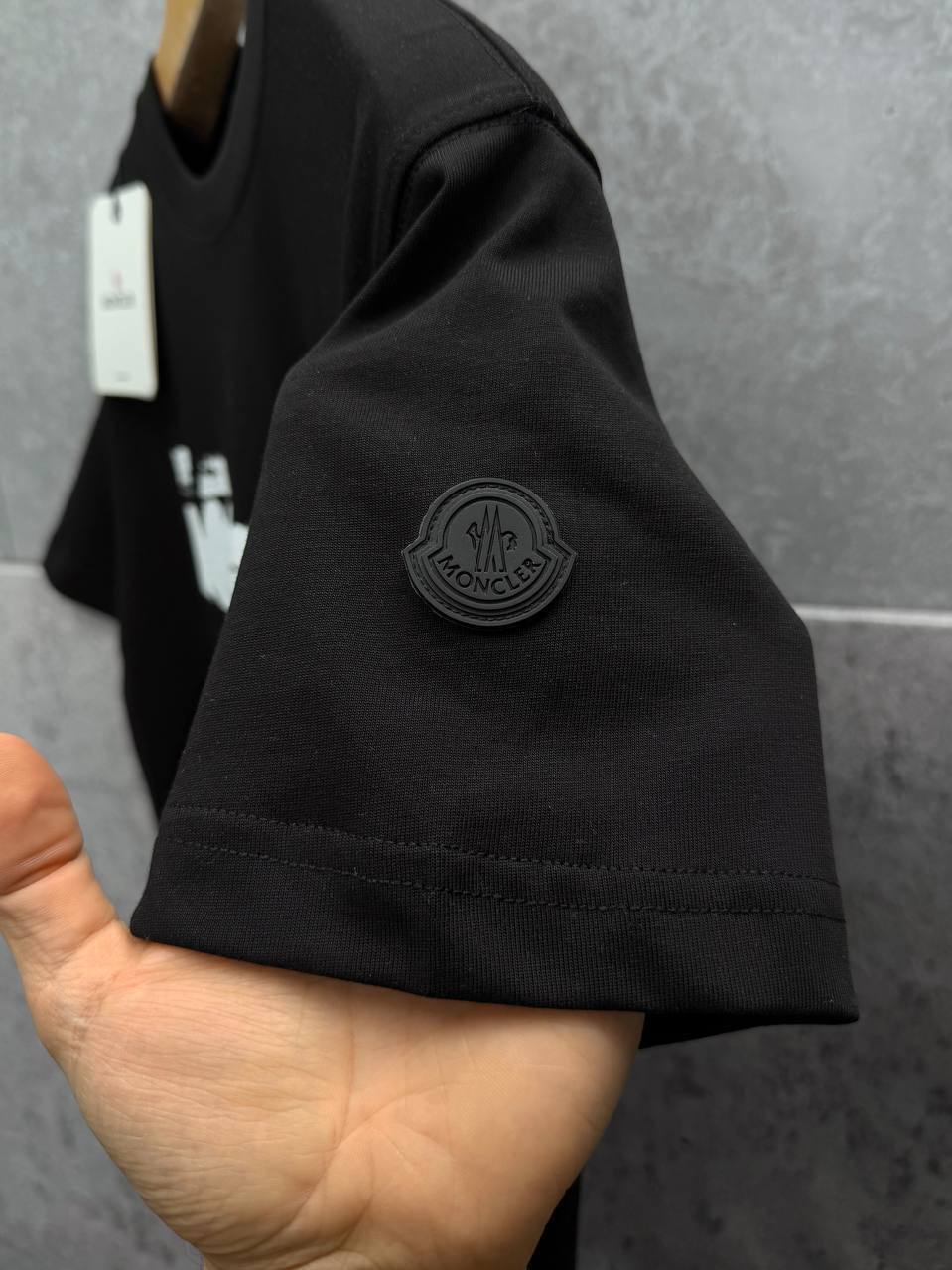 Moncler Graffiti Logo T-Shirts in 2 Colors UK Reps AAA Quality