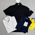 Moncler Cotton Short-Sleeved Polo Shirts & Shorts Set Logo-Patch Mens UK Reps AAA Quality