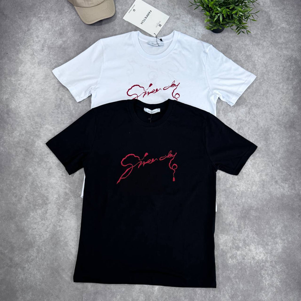 Givenchy Regular Fit T-Shirt Mens Graphic-Print in 2 Colors UK Reps AAA Quality