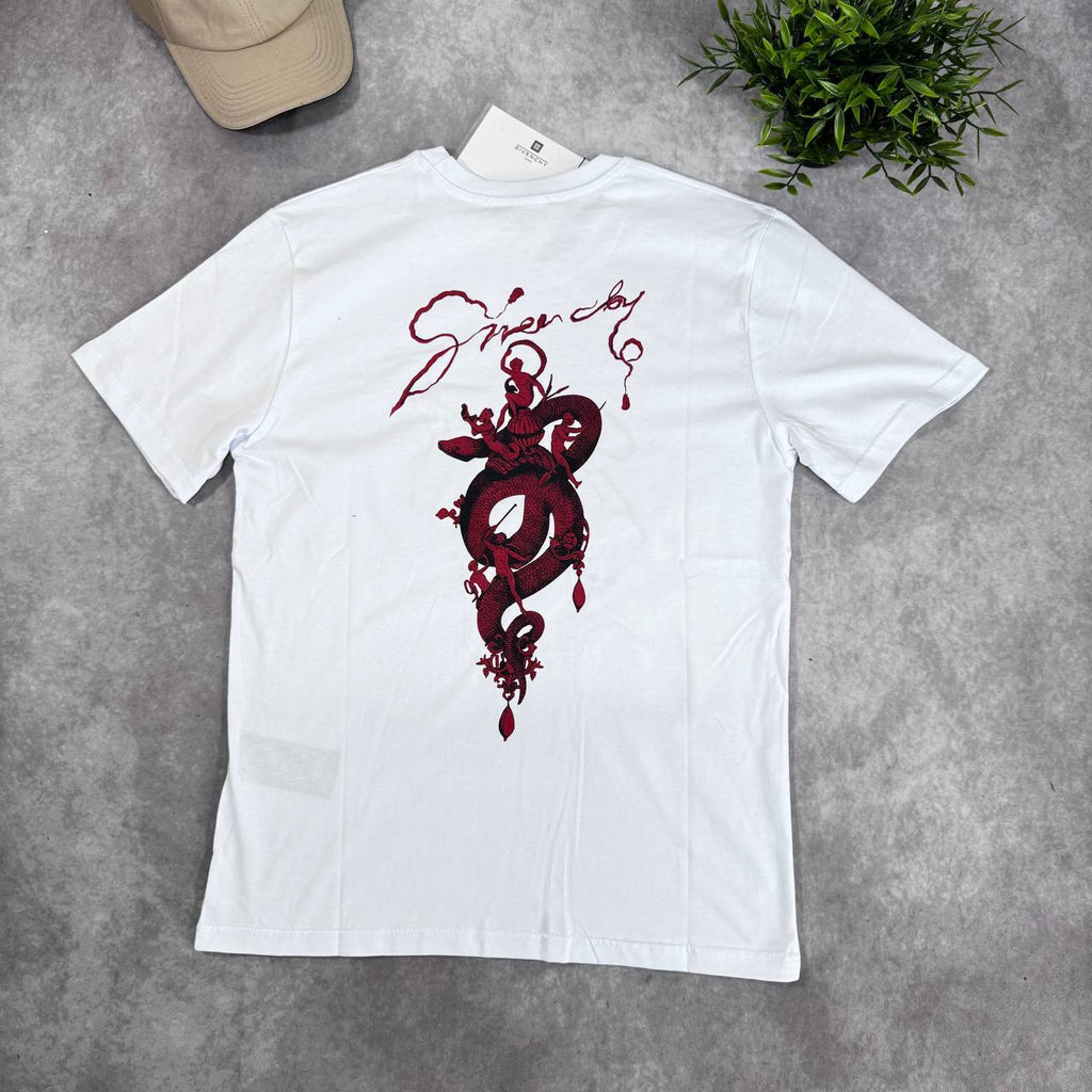 Givenchy Regular Fit T-Shirt Mens Graphic-Print in 2 Colors UK Reps AAA Quality