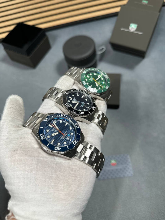 Tag Heuer Aquaracer Professional 300 Date Silver Stainless Steel in Multiple Dial Colors Mens Watches Best Sale UK Reps AAA Quality
