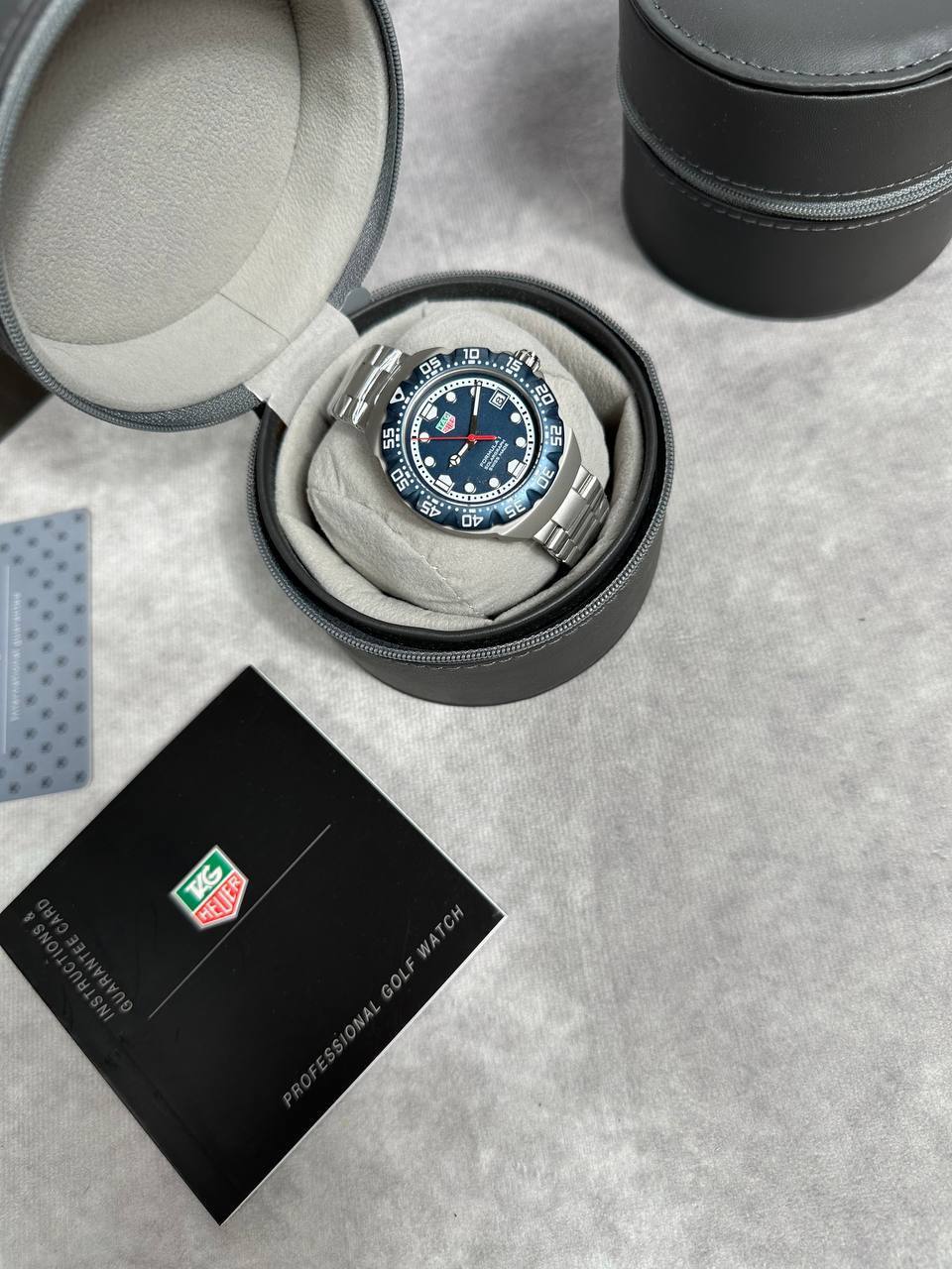 Tag Heuer Formula 1 Solargraph Silver Stainless Steel in Blue Dial Mens Watches Best Sale UK Reps AAA Quality