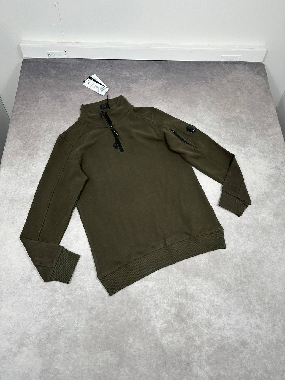 C.P. Company Diagonal Raised Half Zipped Jumpers Mens in Multiple Colors Best Sale UK Reps AAA Quality
