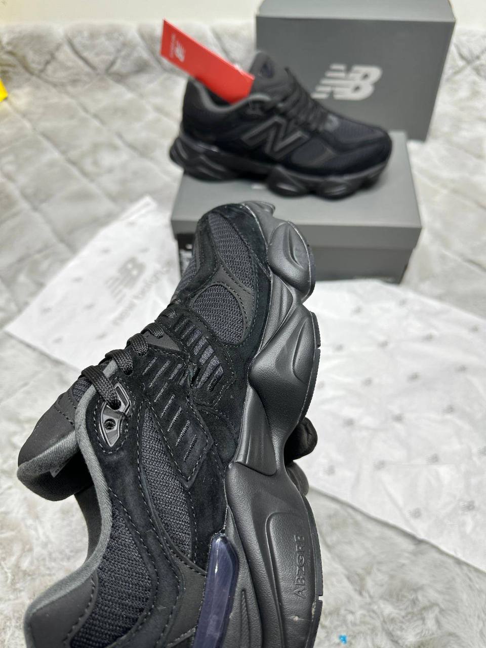 New Balance 9060 Triple Black Men's Trainers Best Sale UK Reps AAA Quality
