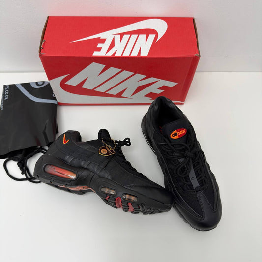 Nike Air Max 95 Black Red Orange Mens Fashion Trainers Best Sale UK Reps AAA Quality