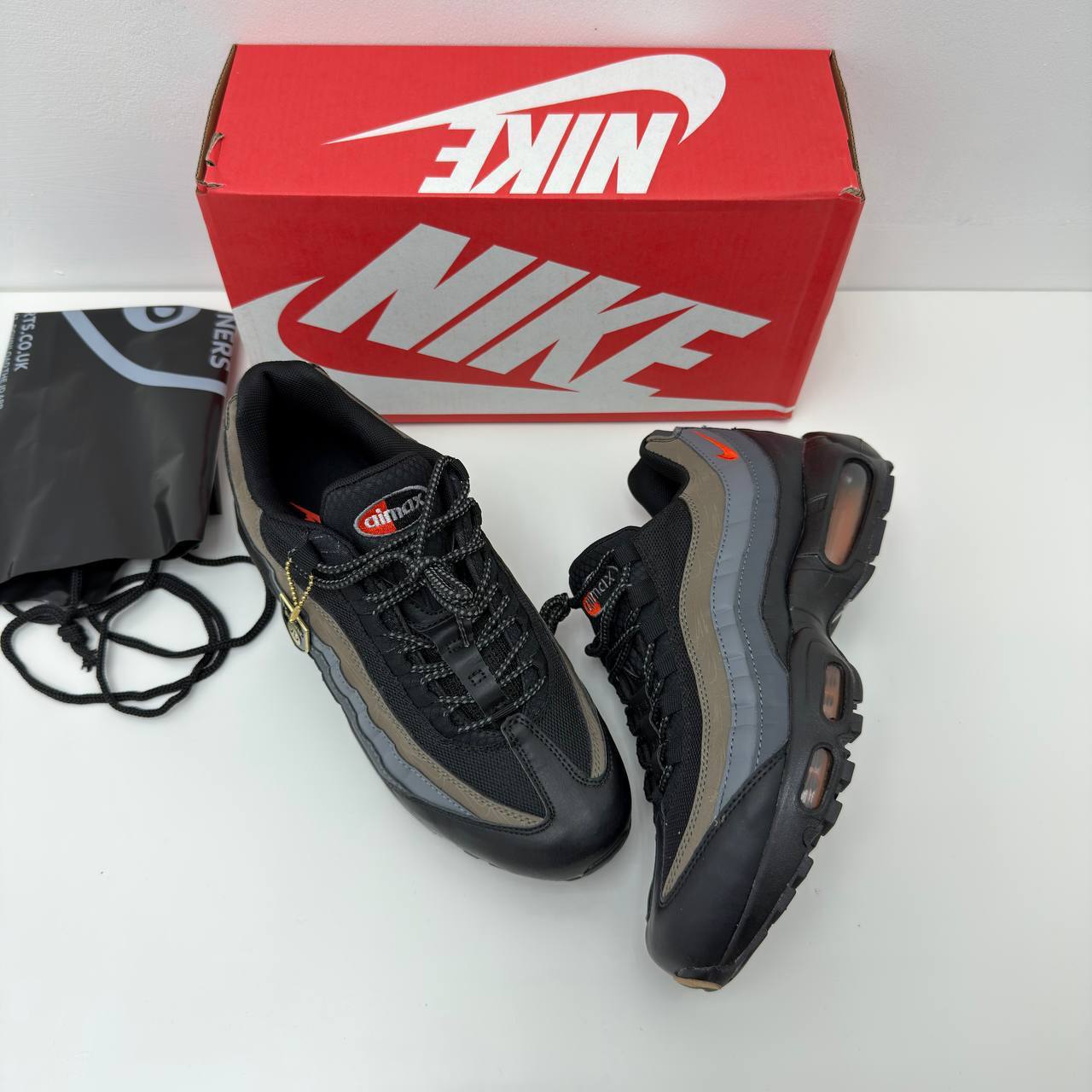 Nike Air Max 95 Black Picante Reflective Mens Fashion Trainers Best Sale UK Reps AAA Quality