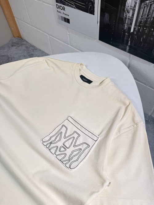 Amiri MA Outline Oversized T-Shirts Mens in 2 Colors UK Reps AAA Quality