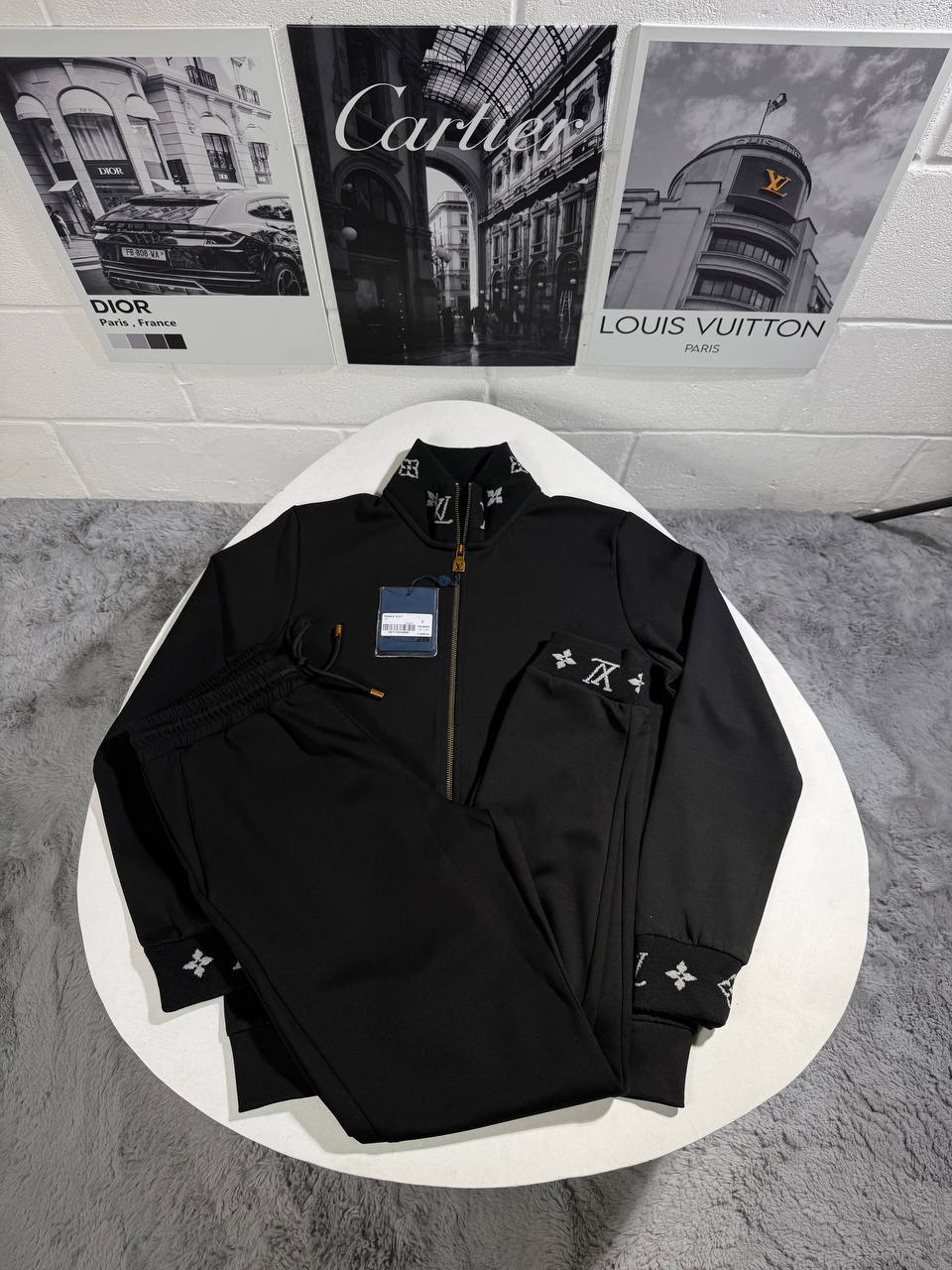 Louis Vuitton Monogram Detail Tracksuit Mens in Multiple Colors UK Reps AAA Quality