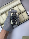 Rolex Datejust Fluted Black Dial with Silver Jubilee Bracelet Mens Watch Best Sale UK Reps AAA Quality