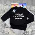 Louis Vuitton Margue Embroidered Signature Ready to Wear Jumpers Mens in 2 Colors Best Sale UK Reps AAA Quality
