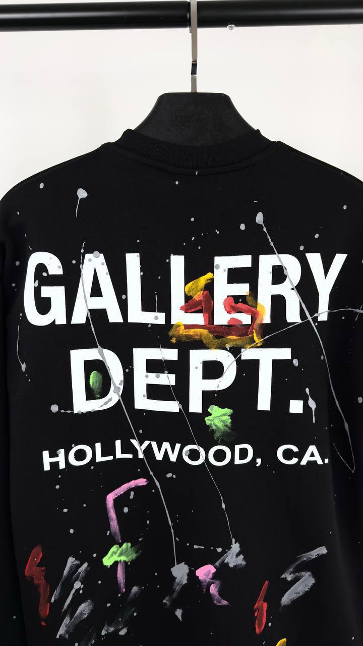 Gallery Dept. Hollywood CA Paint Splatter Jumpers in 2 Colors Mens UK Reps AAA Quality