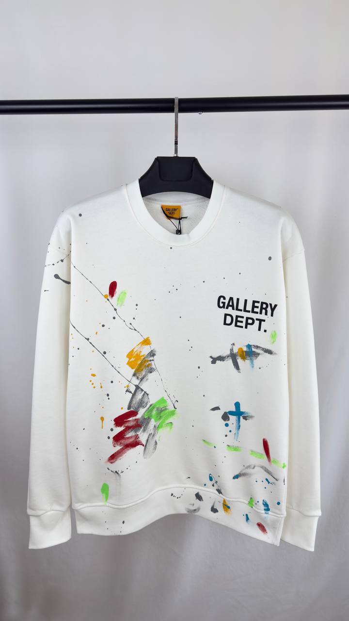 Gallery Dept. Hollywood CA Paint Splatter Jumpers in 2 Colors Mens UK Reps AAA Quality