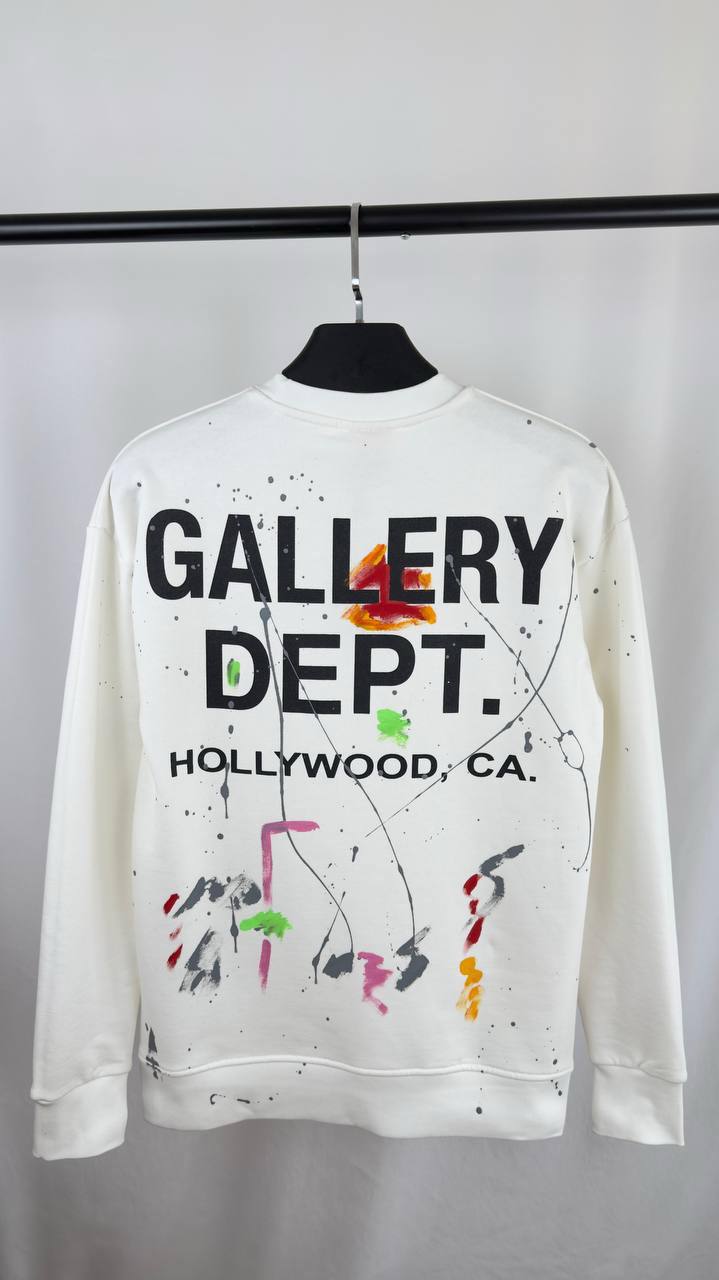 Gallery Dept. Hollywood CA Paint Splatter Jumpers in 2 Colors Mens UK Reps AAA Quality