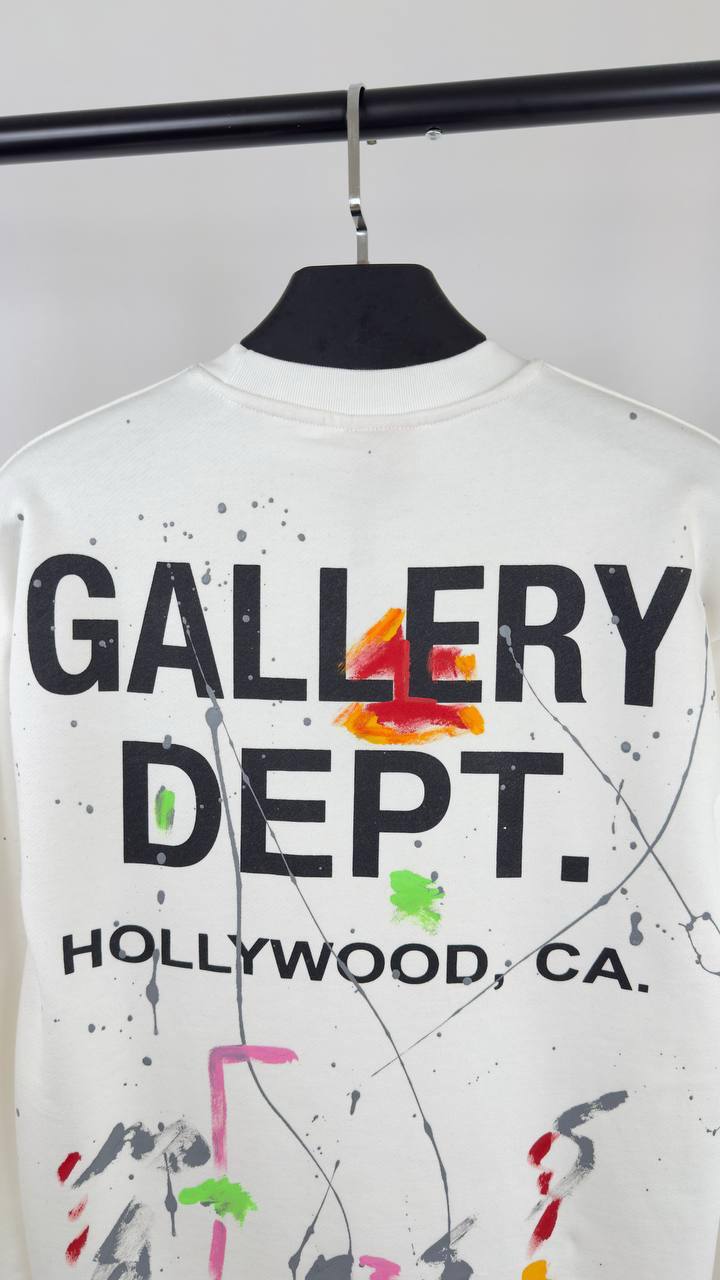 Gallery Dept. Hollywood CA Paint Splatter Jumpers in 2 Colors Mens UK Reps AAA Quality