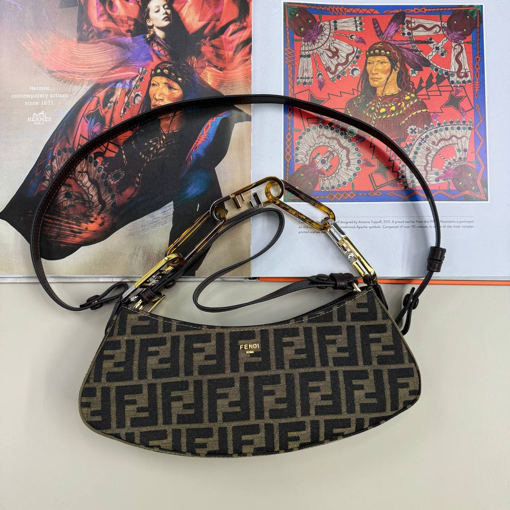 Fendi O'Lock Swing Shoulder Brown UK Reps AAA Quality
