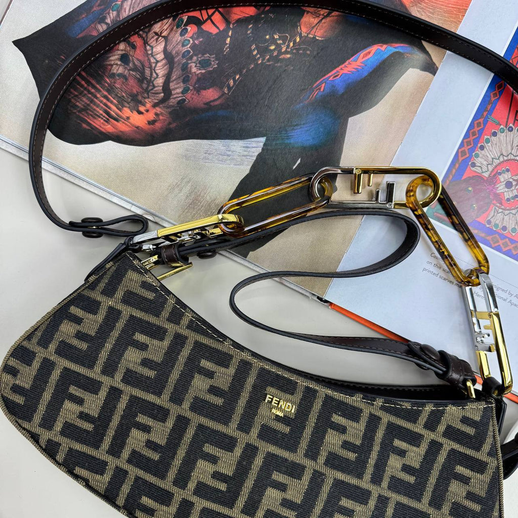 Fendi O'Lock Swing Shoulder Brown UK Reps AAA Quality