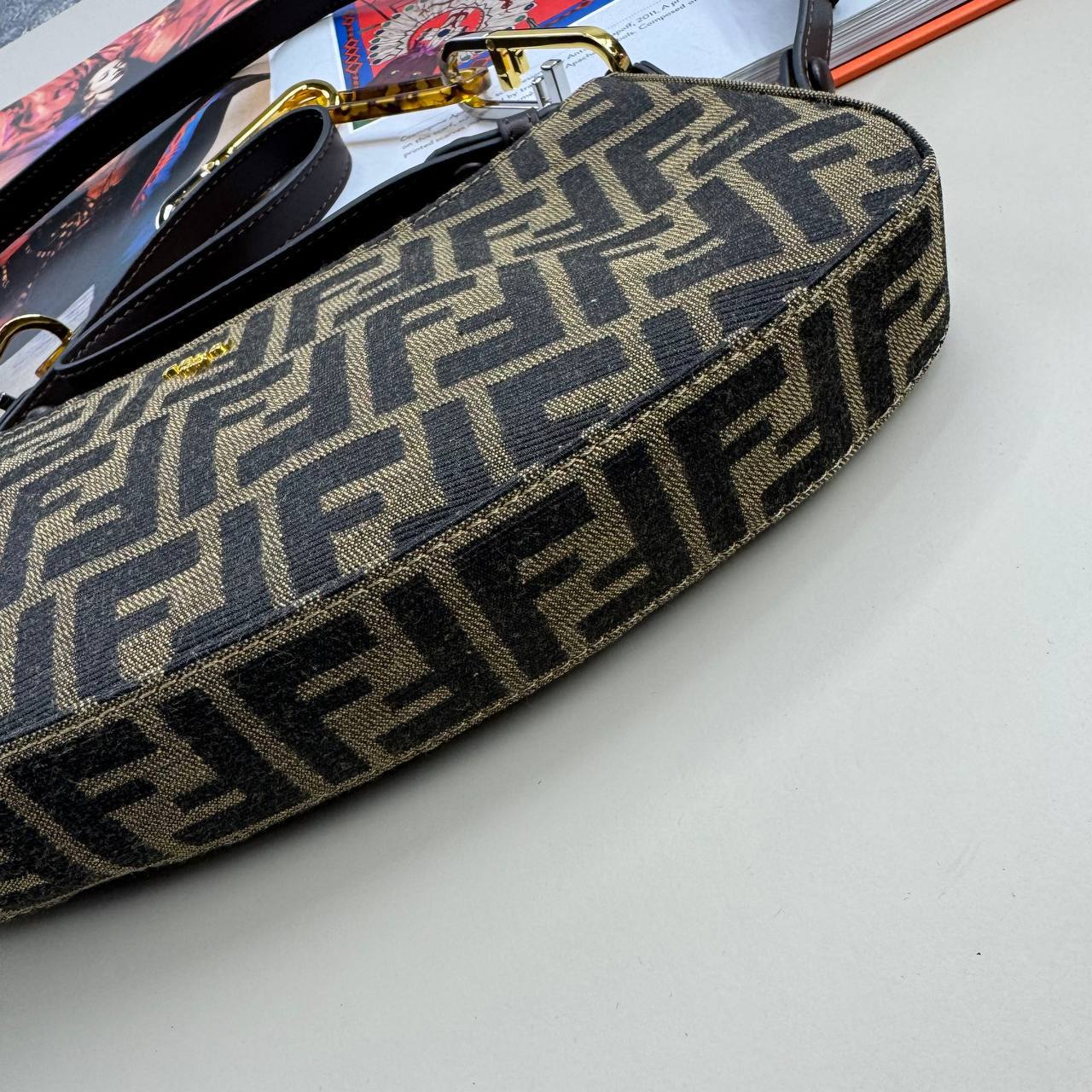 Fendi O'Lock Swing Shoulder Brown UK Reps AAA Quality
