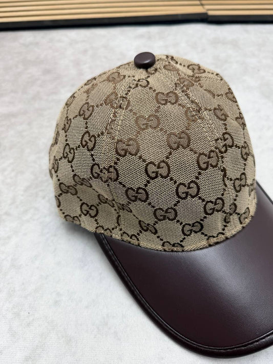 Gucci GG Monogram Baseball Cap Beige UK Reps AAA Quality