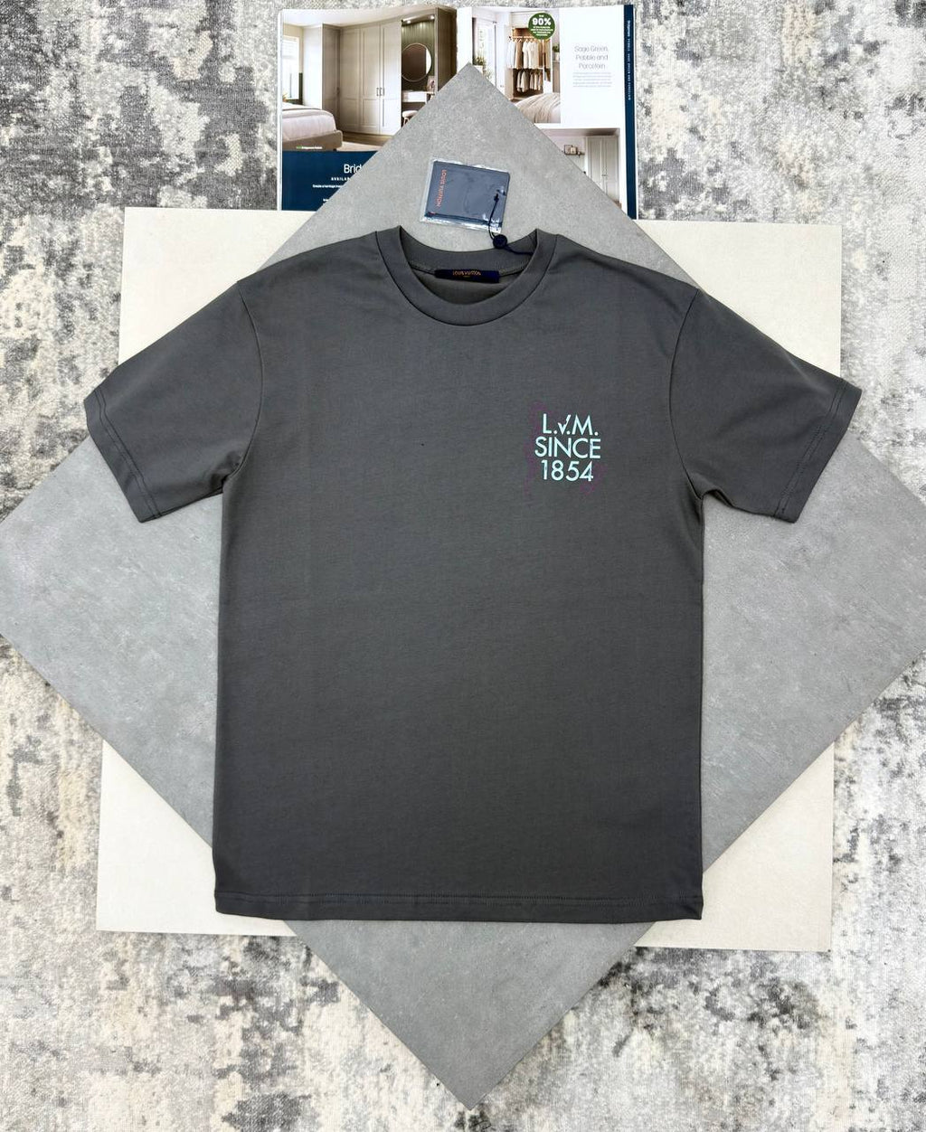 Louis Vuitton Snakes & Ladders Motif in Multiple Colors T-Shirt UK Reps AAA Quality