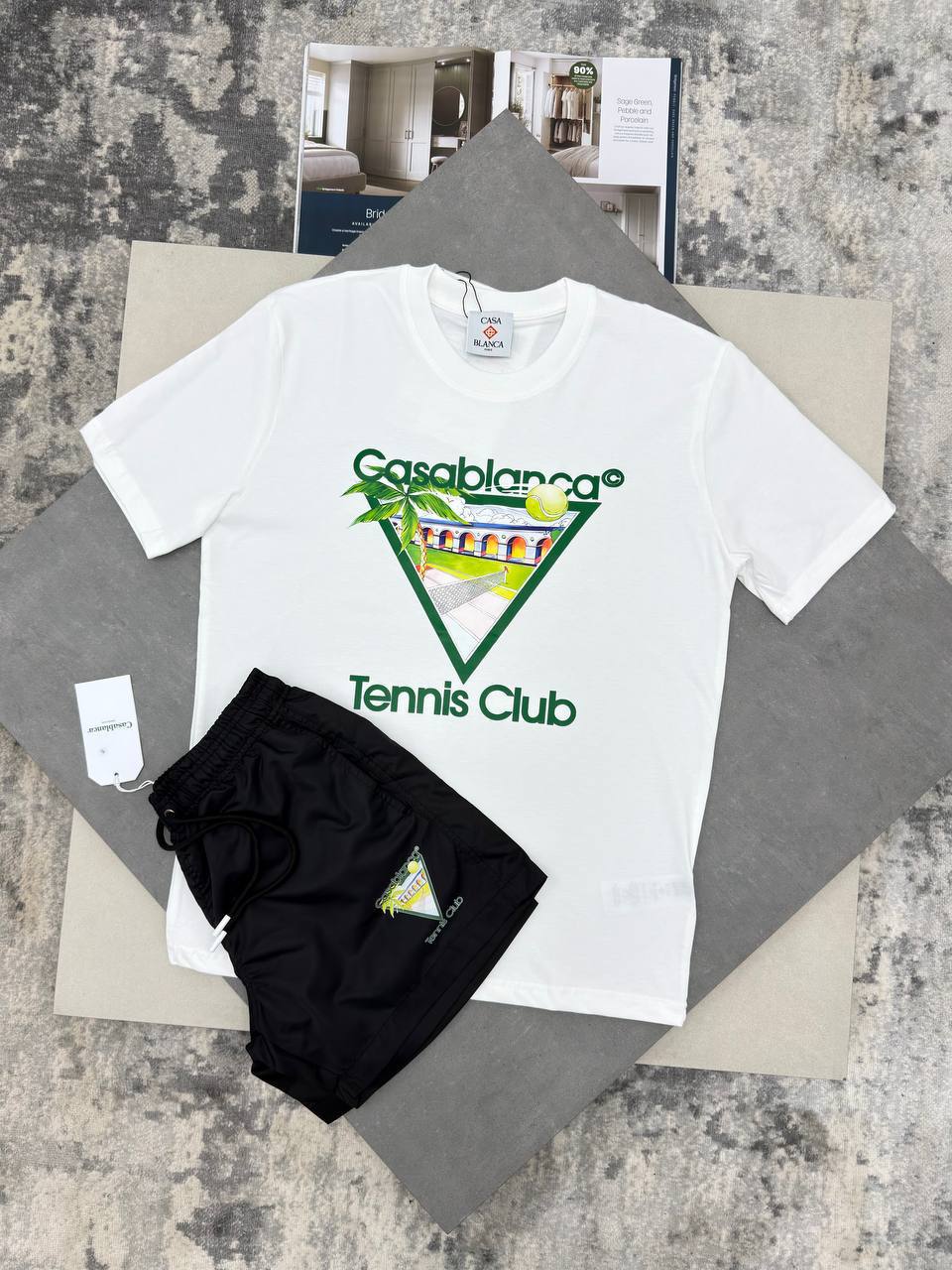Casablanca Club Graphic Set in Multiiple Colors UK Reps AAA Quality